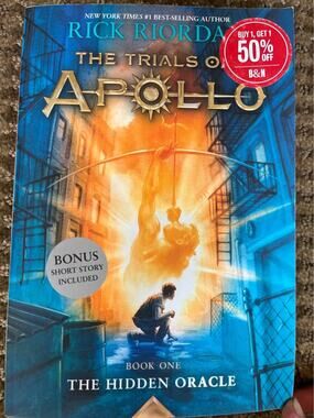 The Trials of Apollo: Book 1 The Hidden Oracle by Rick Riordan. Paperback EUC!